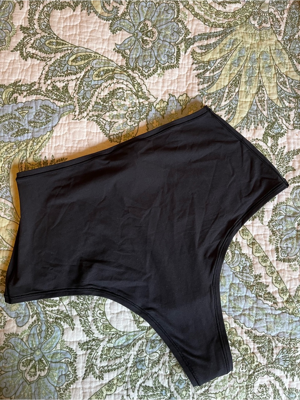 SKIMS Fitz everybody high waisted thong, Onyx L